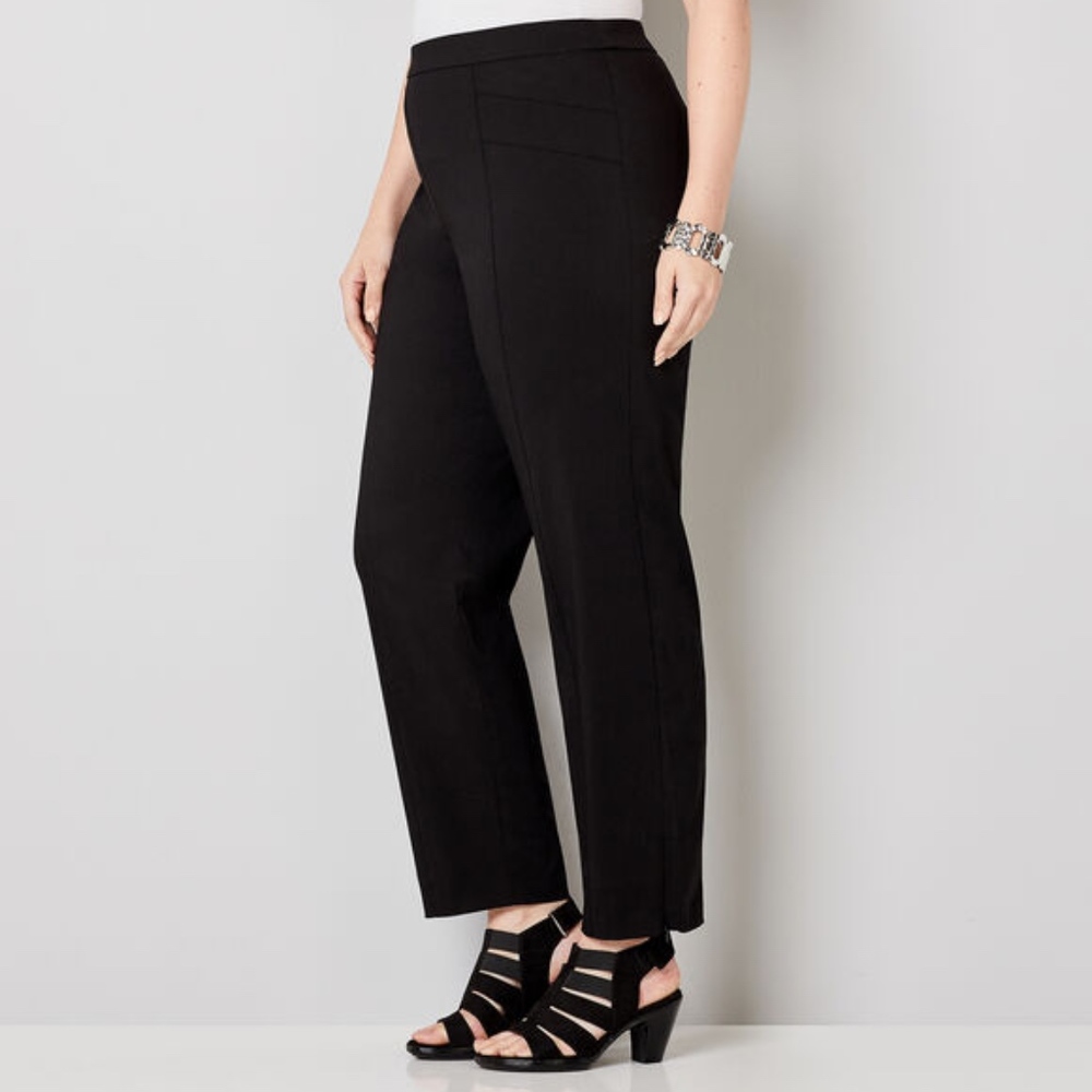 Avenue Super Stretch Pull-On Zipper Pants NWT - Picture 3 of 4